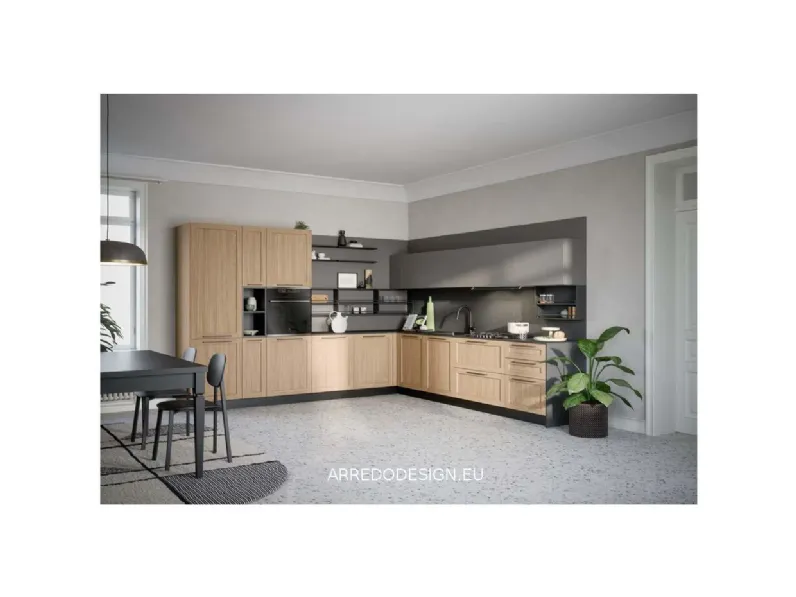 Cucina altri colori moderna ad angolo Clio Prima cucine in offerta