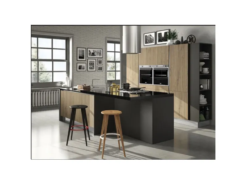 Cucina a PREZZI OUTLET in nobilitato Ala cucine -41%