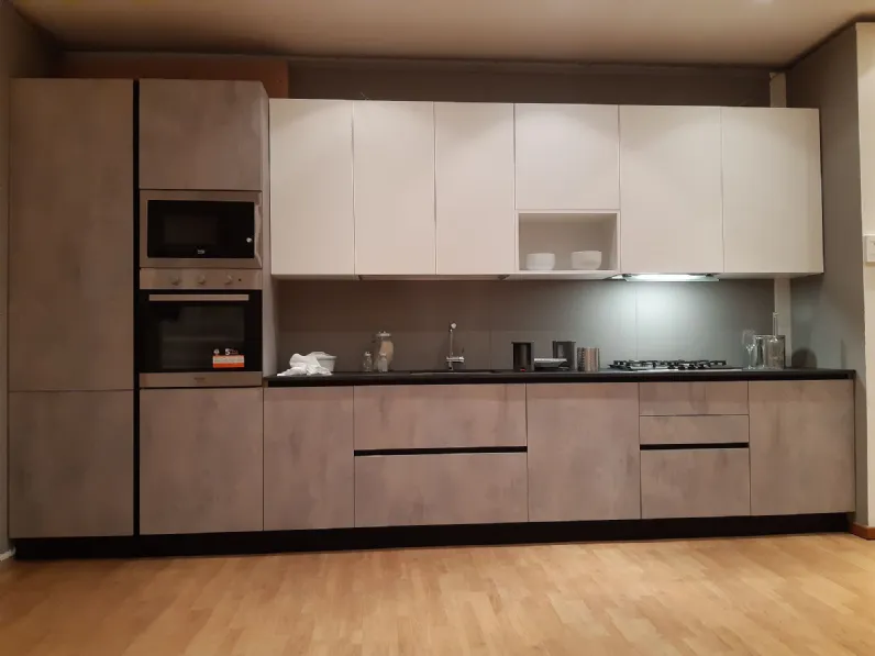 Cucina lineare design Cloe Arredo3 a prezzo scontato