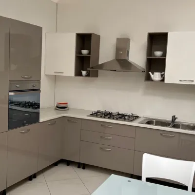 Cucina Cloe moderna tortora ad angolo Net cucine scontata 66%