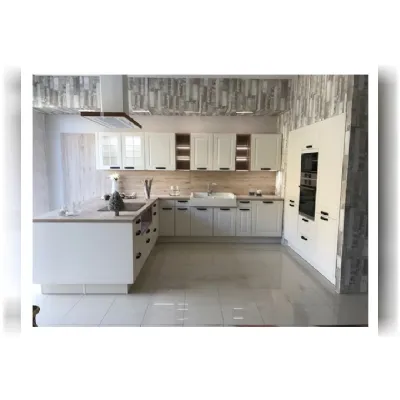 CUCINA Collezione esclusiva con penisola Sylt SCONTATA