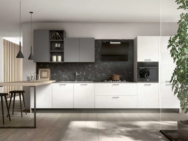 Cucina altri colori moderna con penisola Joy 7 Collezione esclusiva a soli 5700