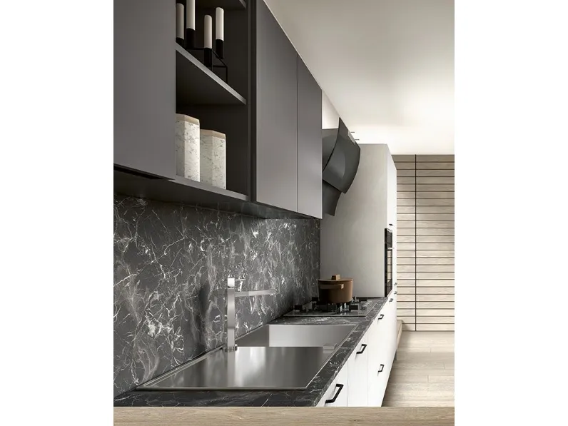 Cucina altri colori moderna con penisola Collezione esclusiva Joy 7 a soli 6200 Euro