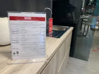 Cucina Collezione esclusiva moderna lineare bianca in melaminico Zante