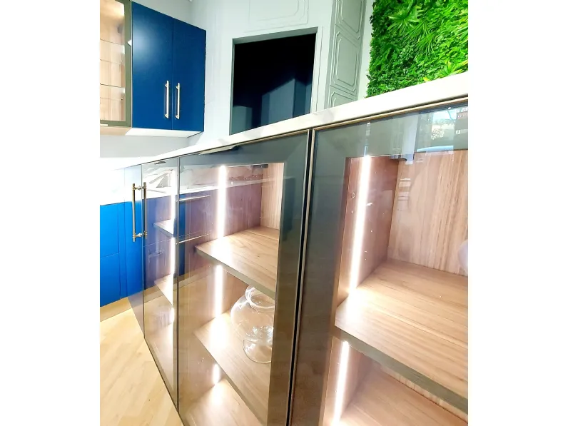 Cucina Moderna outlet  ad angolo Colombini casa con uno sconto imperdibile