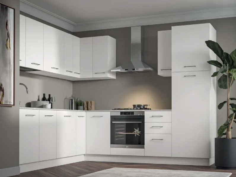 Cucina moderna ad angolo Arrex 05 in altri colori a 4045.