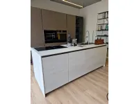 Cucina grigia design con isola Rho + skyline Armony scontata