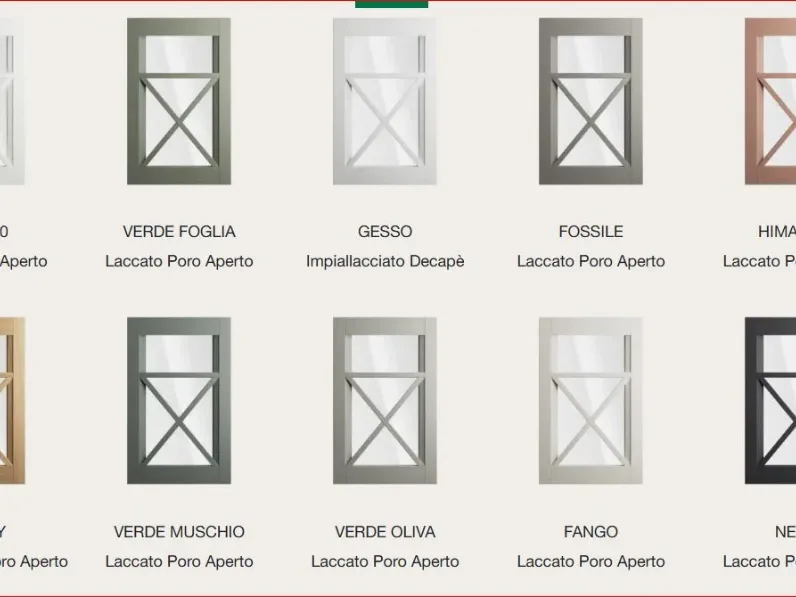 Cucina con isola Arredo3 Cucina frida composizione 6 SCONTATA 40%