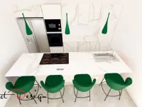 Cucina con isola design bianca Arredo3 Kali a soli 8500