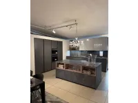 Cucina grigia design con isola Time Arredo3 a soli 11448 Euro