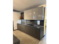 Cucina grigia design con isola Time Arredo3 a soli 11448 Euro