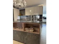 Cucina grigia design con isola Time Arredo3 a soli 11448 Euro