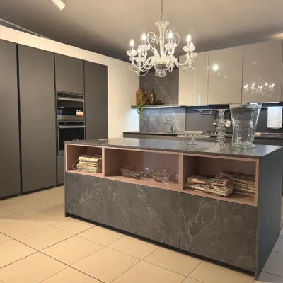 Cucina design con isola Time Arredo3 a prezzo scontato