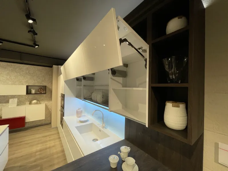 Cucina Oyster con isola Veneta Cucine con uno sconto imperdibile