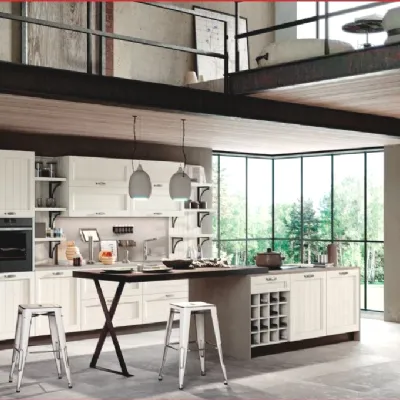 Cucina con isola moderna bianca Arredo3 Frida 3 a soli 10400 Euro