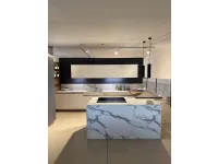 Cucina bianca moderna con isola Kal Arredo3 a soli 13391 Euro