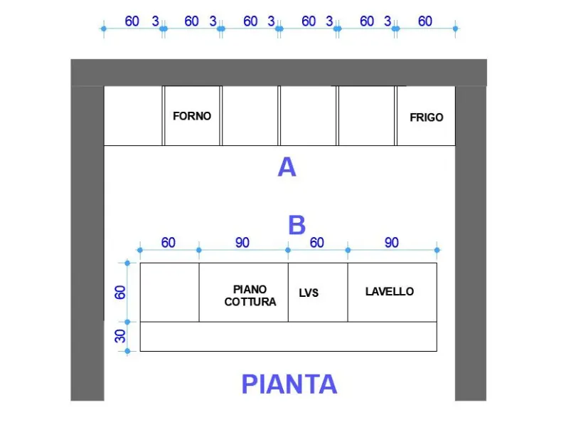 Cucina Kali di Arredo3 in offerta -60%