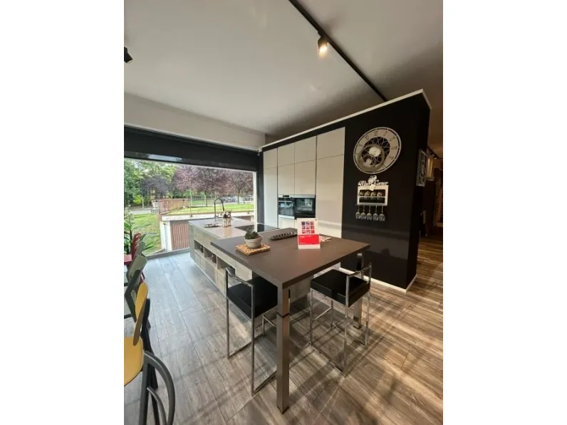 Cucina a PREZZI OUTLET in melaminico Ar-due -67%