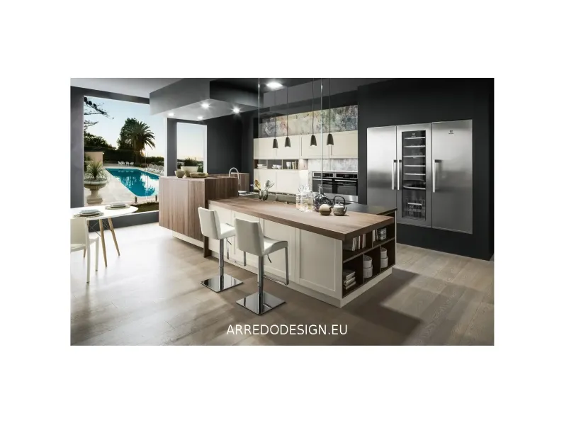 Cucina altri colori moderna Dallas Arrex in offerta 