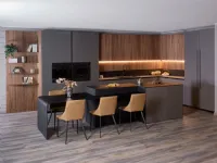 CUCINA con isola Diotti.com Alux 01 outlet SCONTATA 50%
