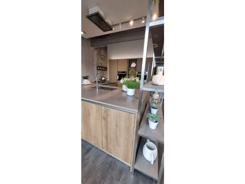 Cucina modello Av 201 cucina oyster leccio Veneta Cucine PREZZO SCONTATO 53%