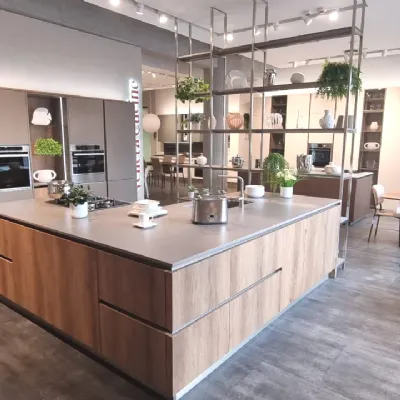 Cucina modello Av 201 cucina oyster leccio Veneta cucine PREZZO SCONTATO 53%