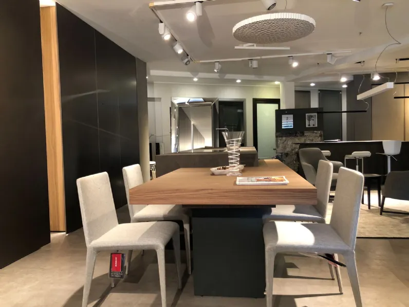 Cucina altri colori design con isola Modulnova Skill gres - blade a soli 33000€