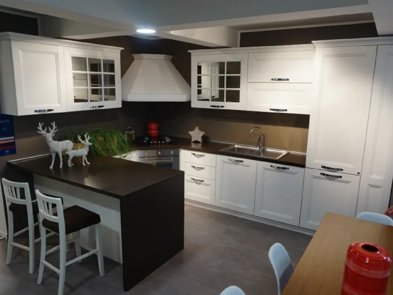 Cucina con penisola Beverly Stosa cucine con un ribasso vantaggioso