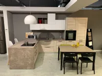 Cucina a prezzo ribassato con penisola classica Fiorella Arrex