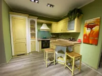 Cucina con penisola country Belvedere Scavolini a prezzo scontato