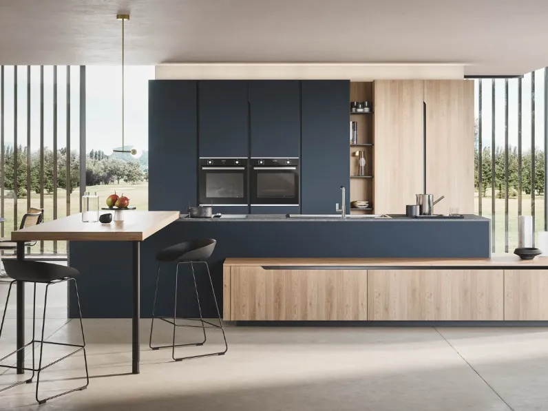 Cucina con penisola design altri colori Dibiesse Lesmo a soli 4000 Euro