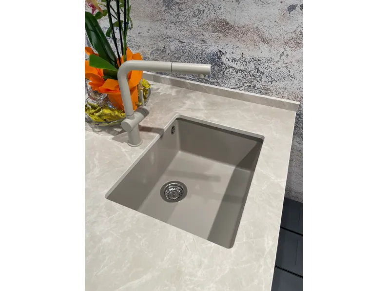 Cucina tortora moderna con penisola Gentili group Cucina modello time a soli 8600 Euro