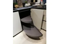 Cucina con penisola in laccata opaco altri colori Immagina wood a prezzo ribassato