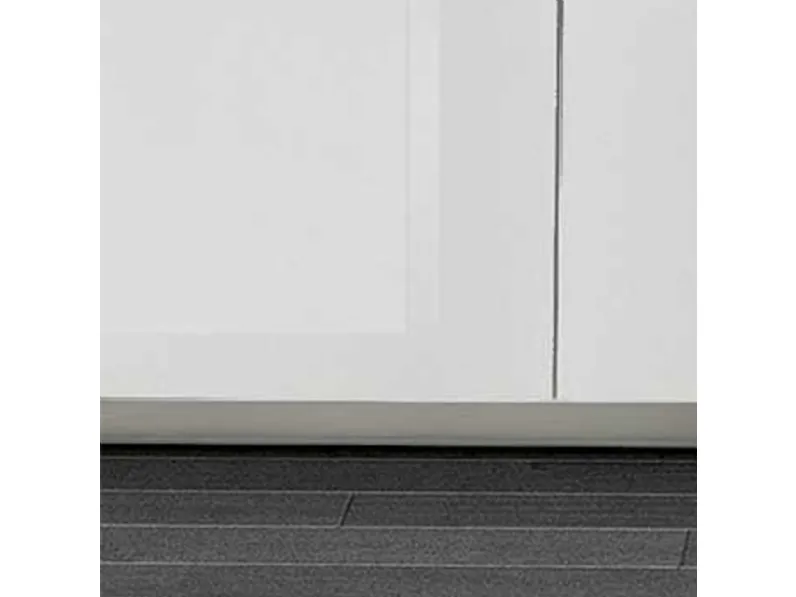 Cucina con penisola moderna bianca Spagnol cucine Vivere 2 a soli 12676 Euro