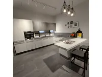 Cucina a PREZZI OUTLET in laminato materico Scavolini -56%