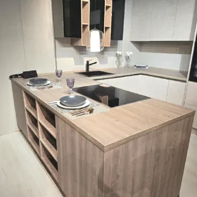 Cucina altri colori moderna con penisola Tedesca  riva Artigianale a soli 5775 Euro