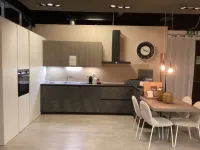 Cucina Arrital moderna con penisola altri colori in laminato materico Cucina angolare con penisola 