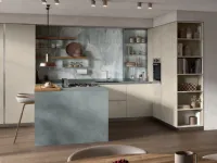 Cucina Materia 3 con penisola Essebi con uno sconto imperdibile