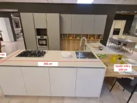 Cucina grigia moderna con penisola Cucina time grigio  Gentili group a soli 6003 Euro