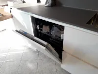 Cucina con penisola in laminato opaco a prezzo ribassato