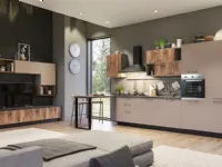 Cucina con penisola Living Collezione esclusiva con un ribasso vantaggioso