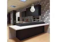 Cucina altri colori moderna con penisola Gicinque Time a soli 5400