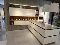 Cucina Veneta cucine Oyster pro laccata bianco lucido OFFERTA OUTLET sconto 60% 