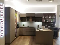 Cucina con penisola moderna grigia Veneta cucine Like j a soli 12500 Euro