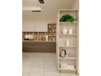 Cucina grigia moderna con penisola Start time j Veneta cucine in Offerta Outlet