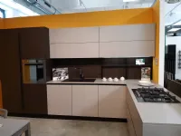 Cucina con penisola moderna Kali' Arredo3 a prezzo scontato