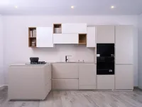 Cucina tortora moderna con penisola Time Gentili group a soli 6840 Euro