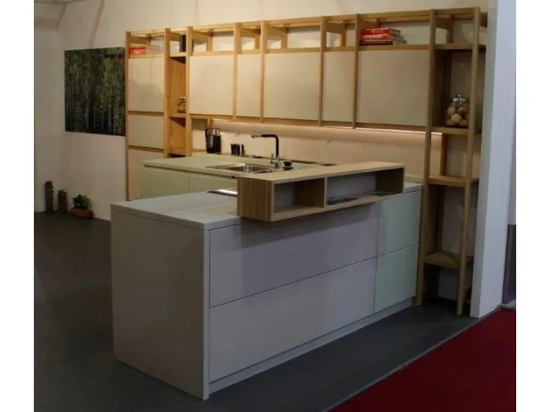 Cucina con penisola Modul-a Artigianale con un ribasso vantaggioso