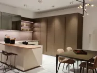 Cucina con penisola in laminato opaco a prezzo scontato 59%