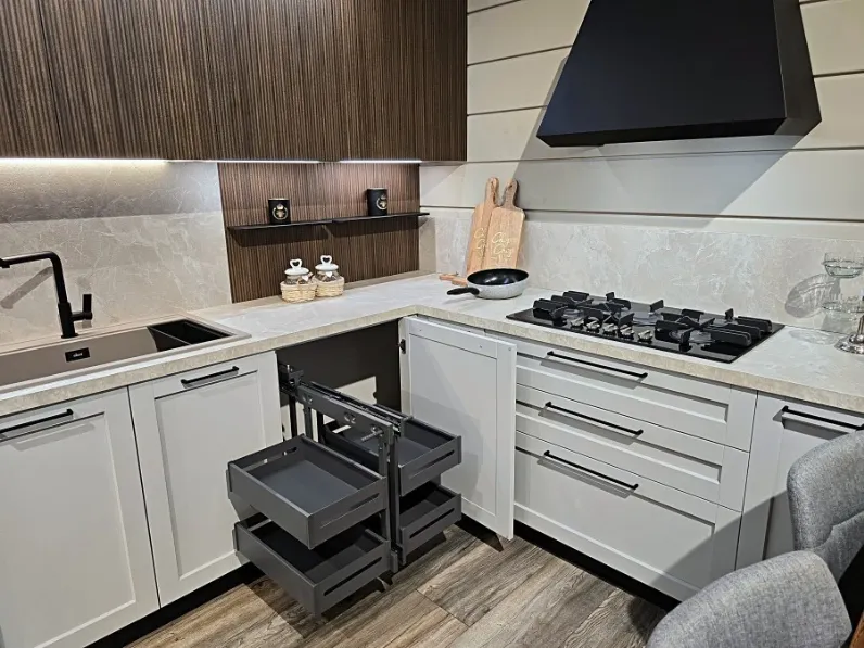 Cucina con penisola Prima cucine Clio SCONTATA 31%
